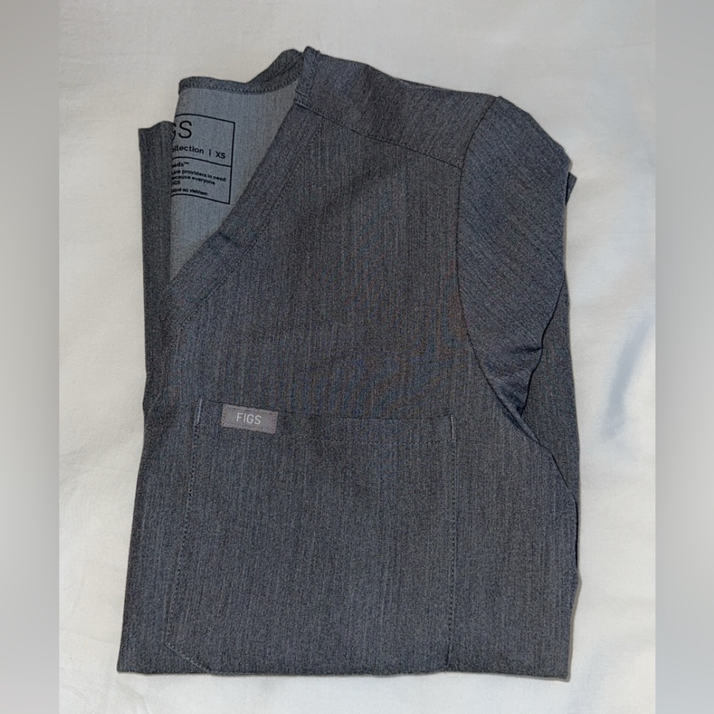 Figs Catarina Top Graphite